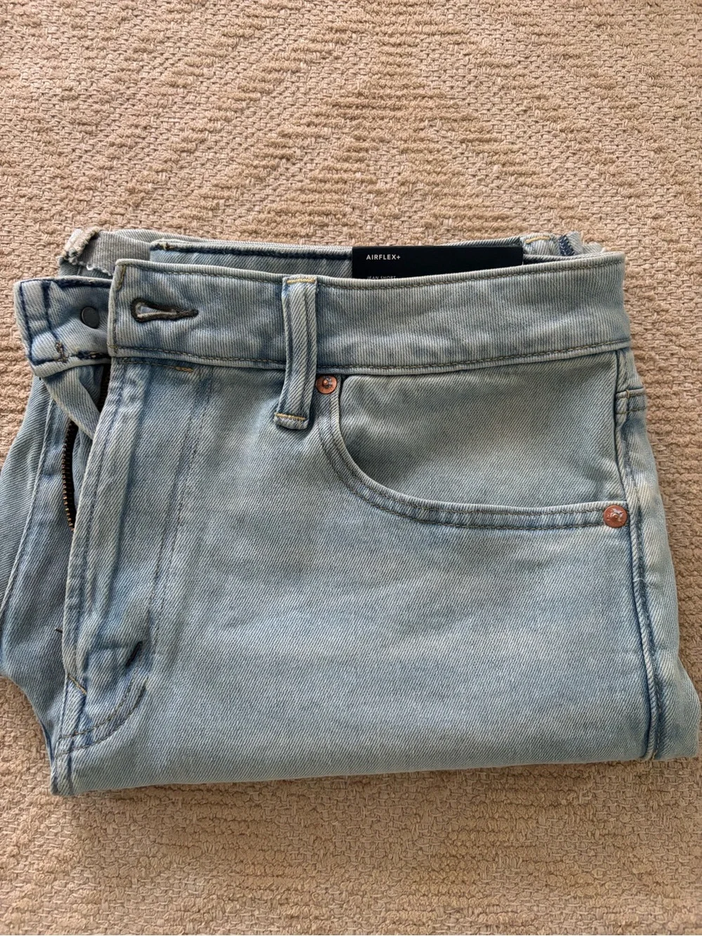 American Eagle Outfitters Light Blue Denim Jean Shorts